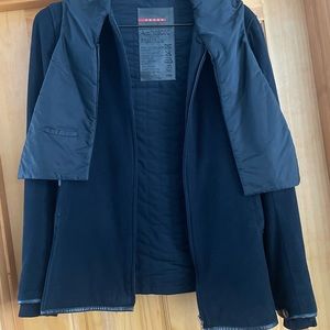 Black made in Italy Prada sport jacket
